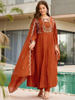 Designer Festive Wear Anarkali Kurta Set For Women.
