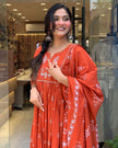 Stylish Embroidered Kurta Set with Dupatta.