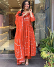 Stylish Embroidered Kurta Set with Dupatta.