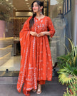 Stylish Embroidered Kurta Set with Dupatta.