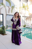 Luxury Velvet Festive Sharara Suit For Women.