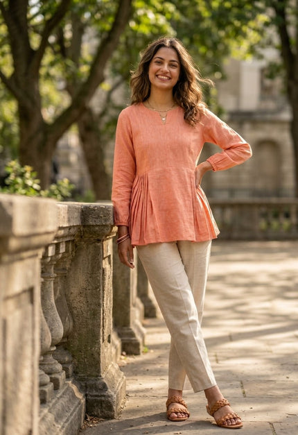 Summer Casual Cotton Coord Set for Women.