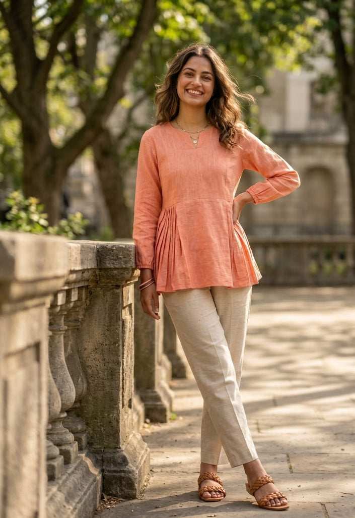 Summer Casual Cotton Coord Set for Women.