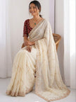 Premium Embroidery Border Saree for Women.