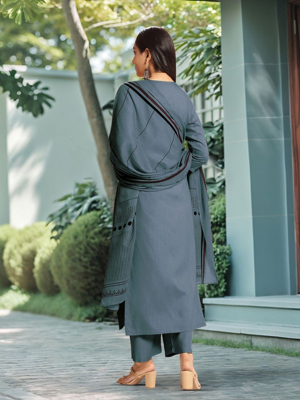 Premium Feel Kurta Set with Dupatta.