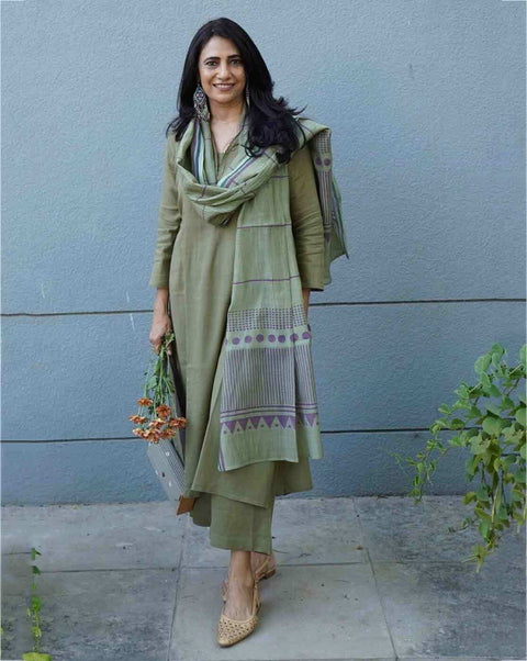 Premium Feel Kurta Set with Dupatta.