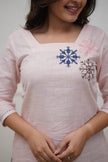 Pink Printed Kurta Pant Set for Women Stylish Ethnic Wear.