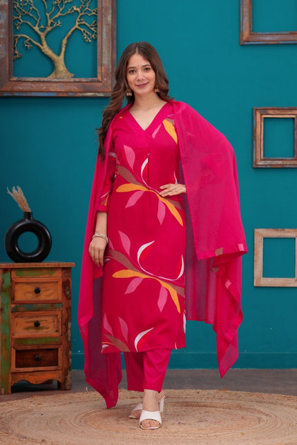 Party Wear Ethnic Kurti Pant Set.