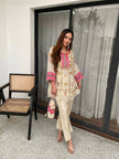 Traditional Mirror Work Kurta Set for Women.