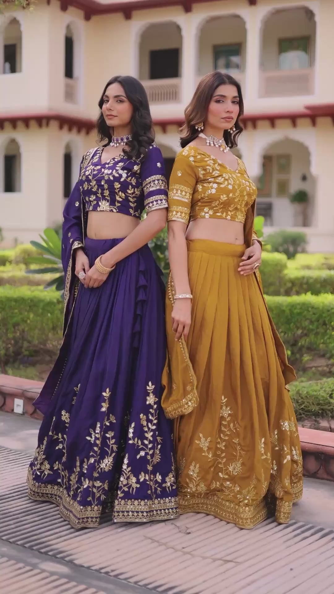 Embroidered Designer Lehenga Choli with Dupatta – Wedding & Festive Wear.
