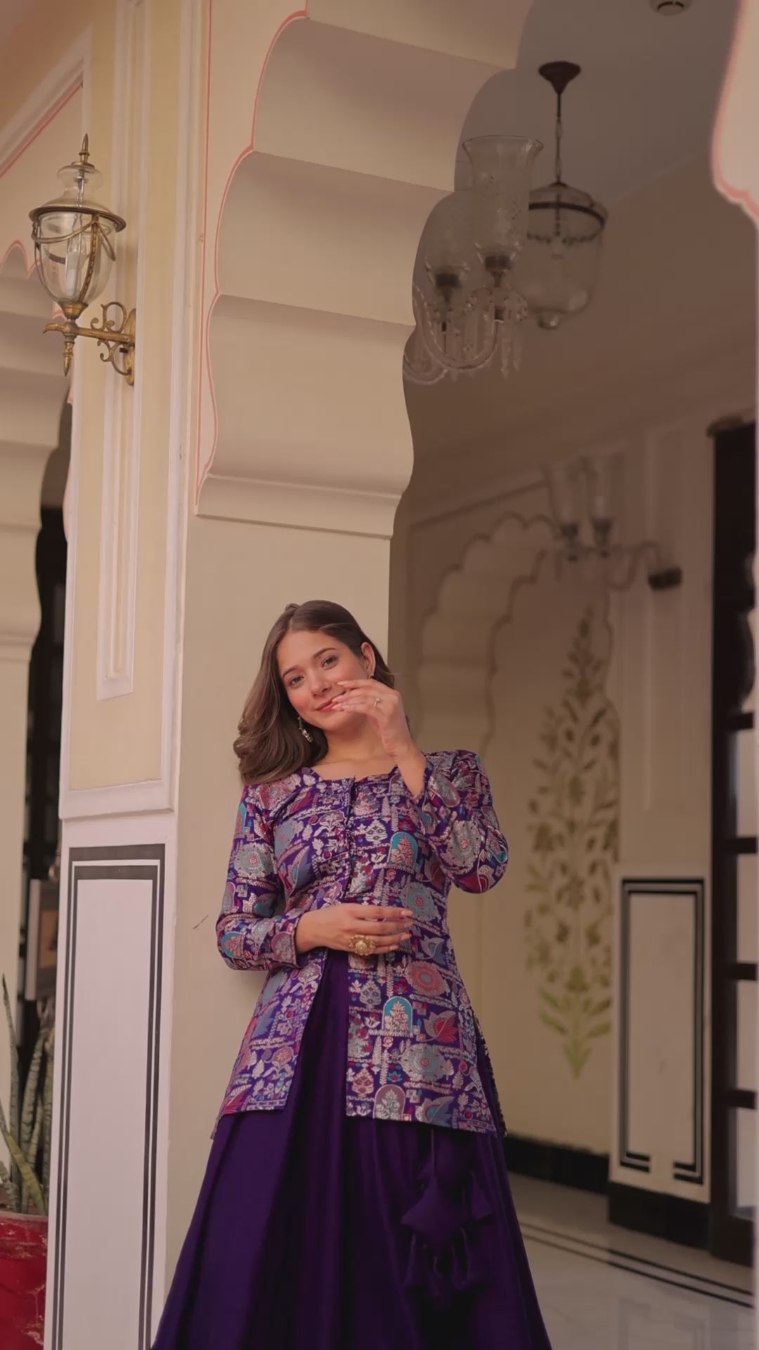 Luxury Designer Printed Lehenga Choli – Festive Wear.