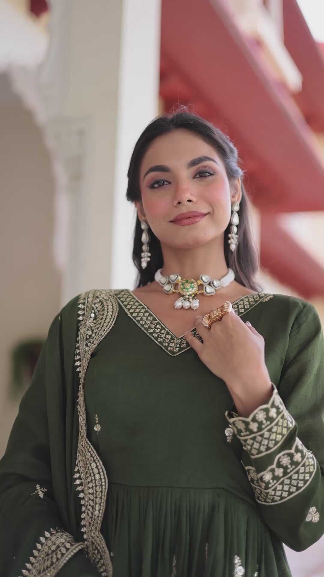 Elegant Designer Anarkali Gown for Wedding & Festive Wear.