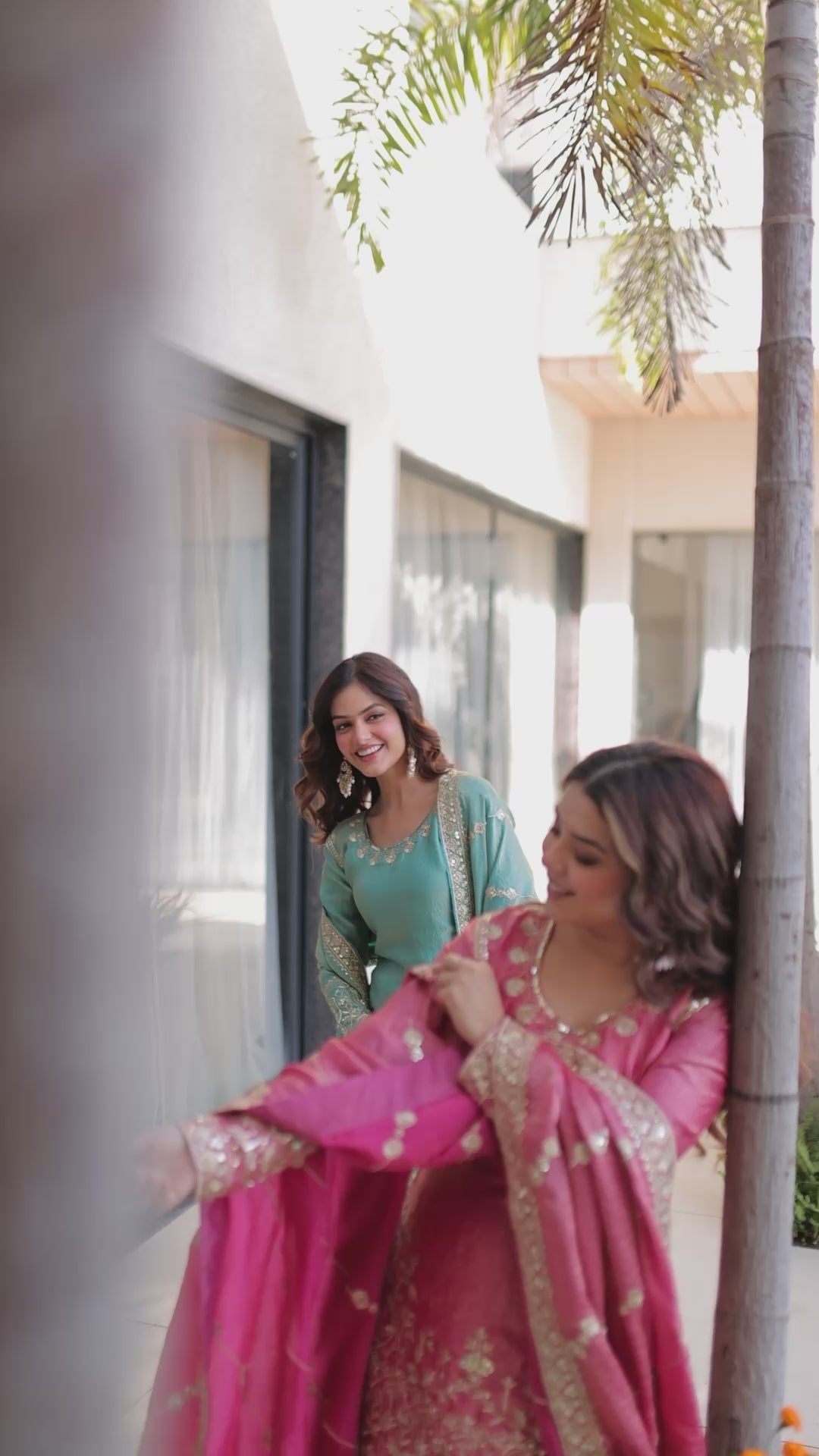 Designer Embroidered Sharara Set with Dupatta for Women.